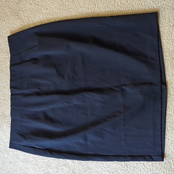 Lane Bryant Stretch Waist Black Business Professional Skirt Size 24 - Picture 1 of 4